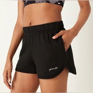 EUC PINK Victoria’s Secret Black Varsity Short. Size XXL.